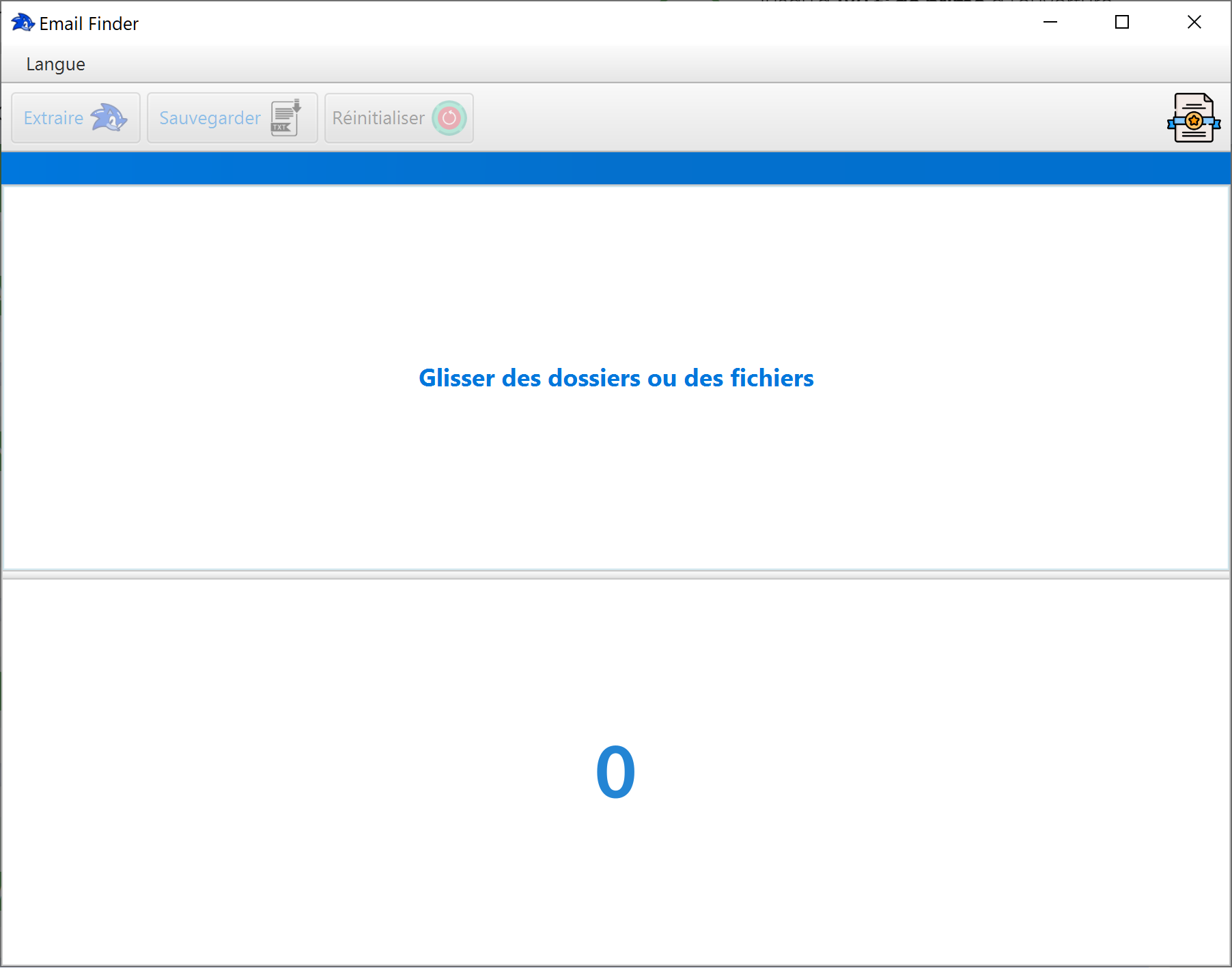 Logiciel extraction d'emails EmailFinder1